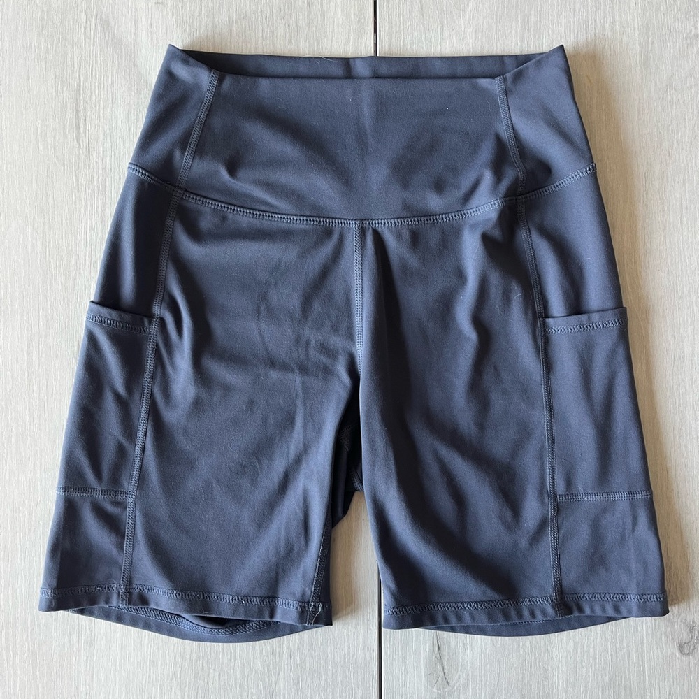 Women's Gray Biker Shorts